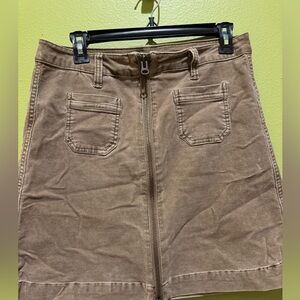 Jag Jeans Tan Mini Skirt with Zipper